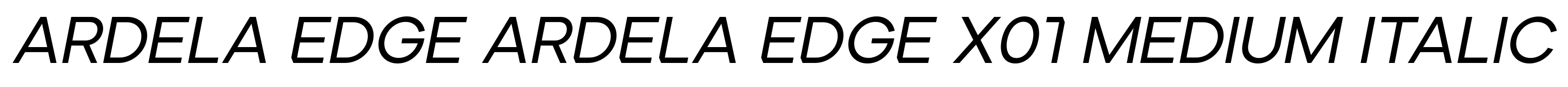 Ardela Edge ARDELA EDGE X01 Medium Italic